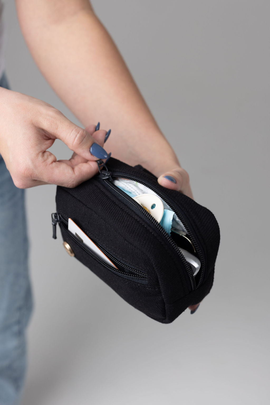 The Monarch Accessory Bag - Ebony