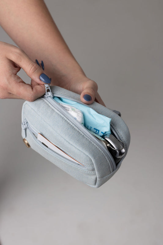 The Monarch Accessory Bag - Dream Wash Denim