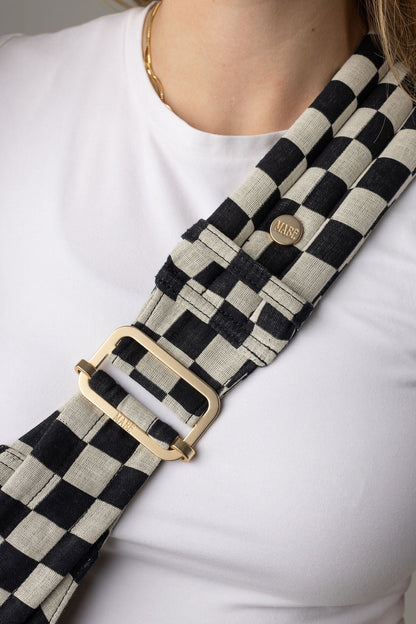 The Monarch Toddler Sling - Ebony Check